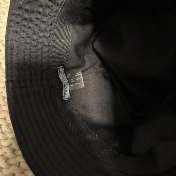 Prada Black Bucket hat - Picture 3 of 3